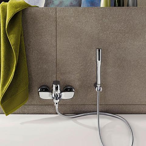 Grohe Eurosmart Cosmo. Bath Mixer & Hand Shower Set