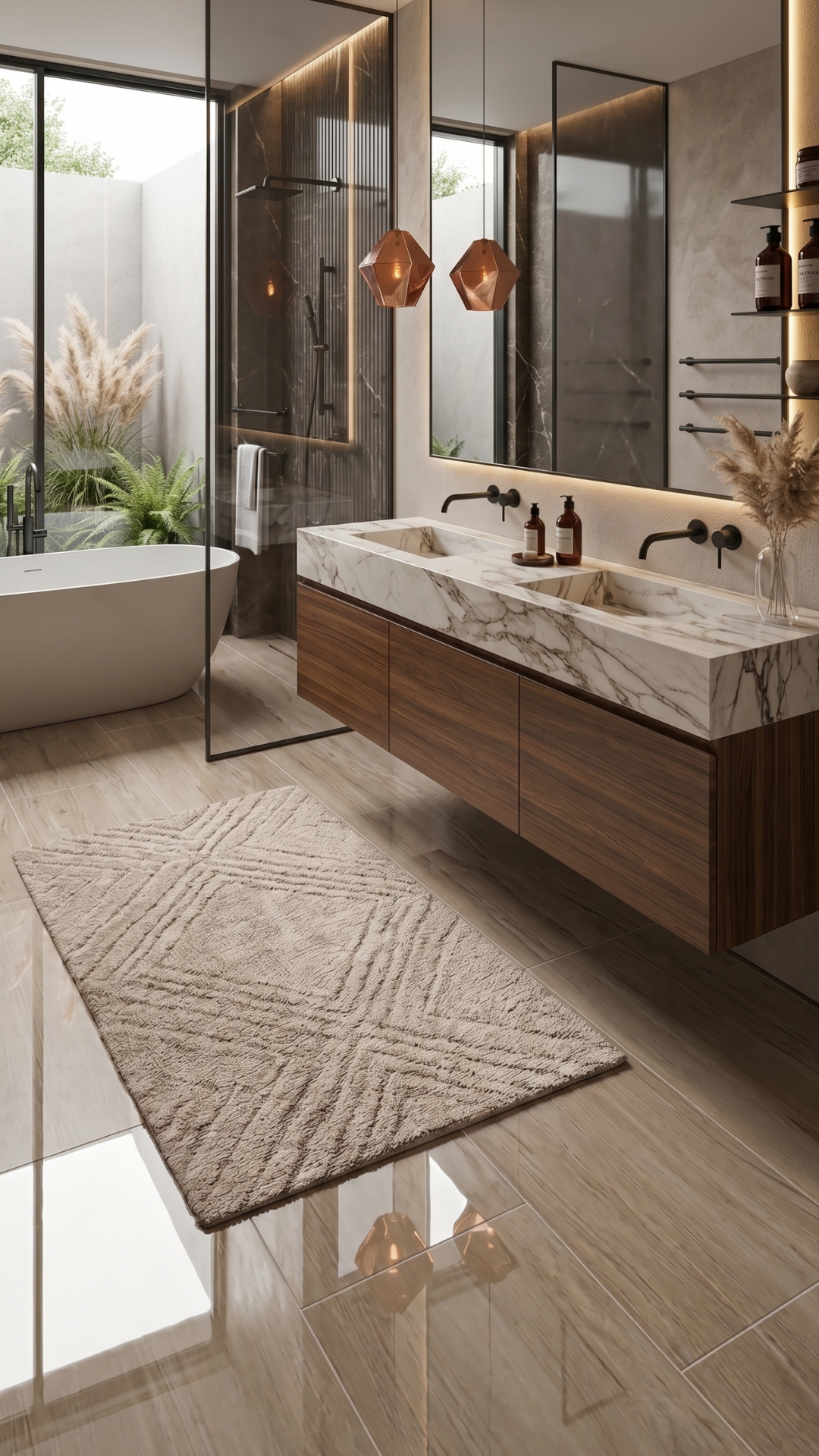 Beige Glossy Polished Porcelain 600x1200 1st Grade Floor & Wall Tiles