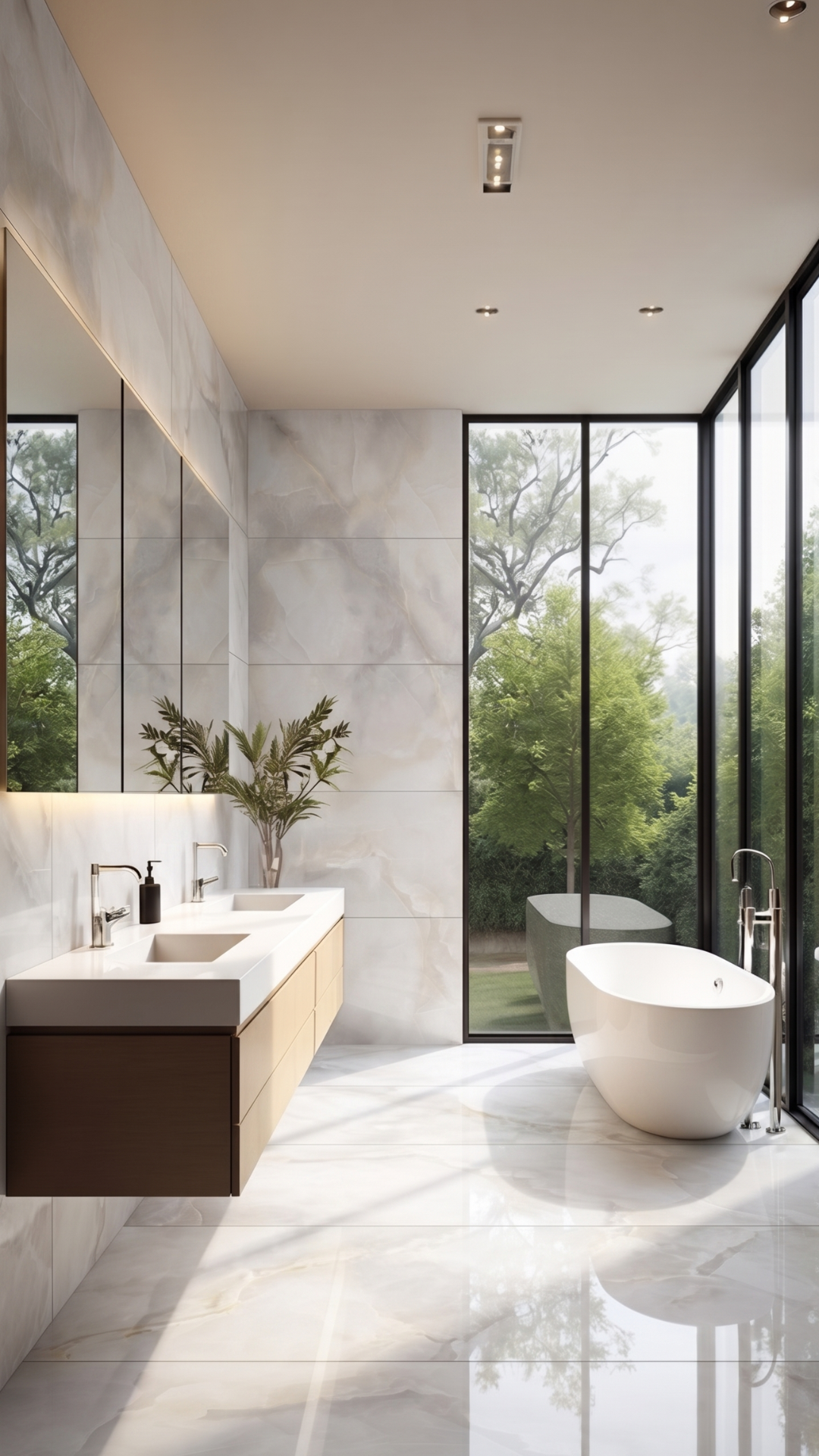 Minas Grey Polished Porcelain 600x1200 1st Grade Floor & Wall Tiles