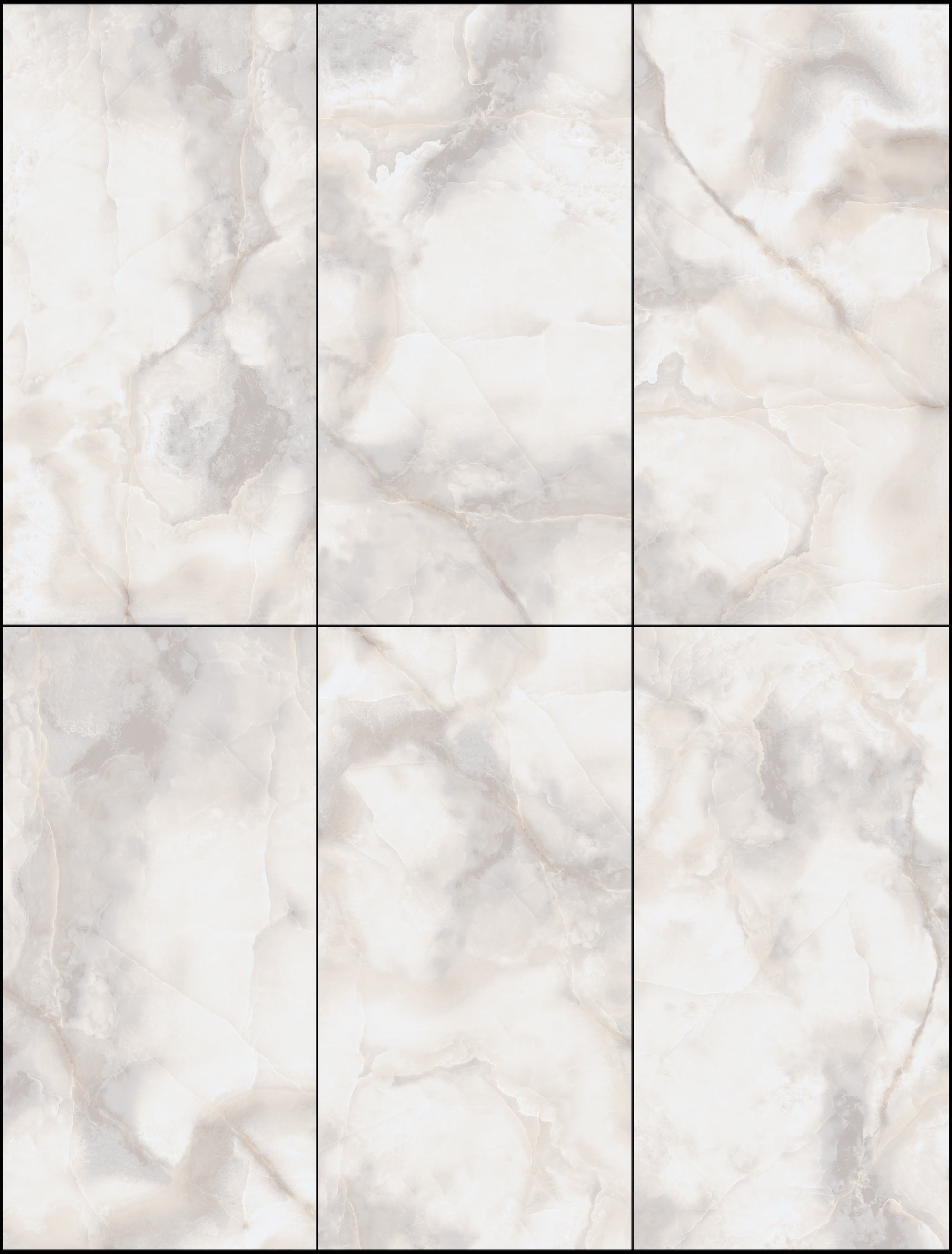 Minas Grey Polished Porcelain 600x1200 1st Grade Floor & Wall Tiles