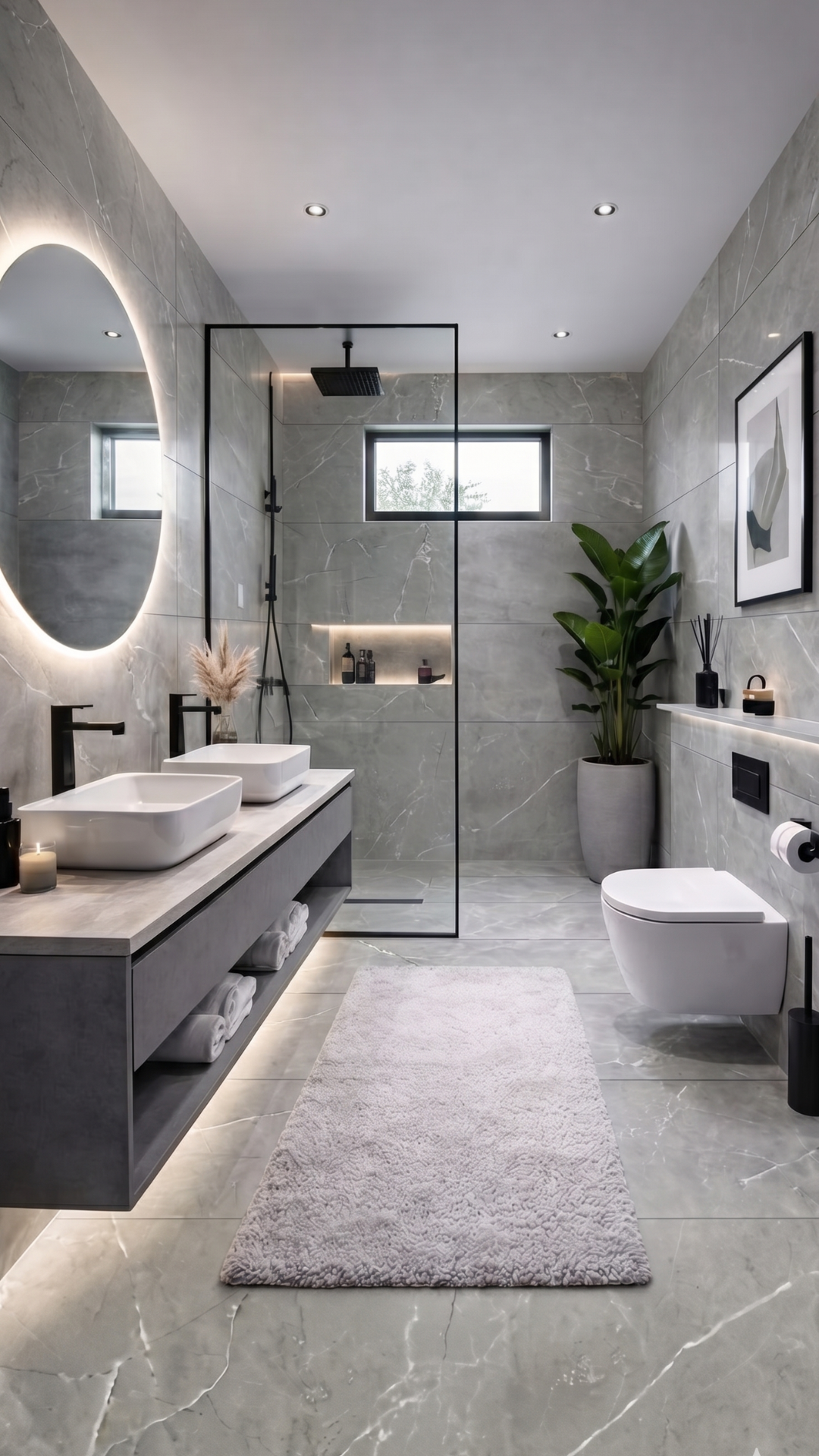 Novel Grey Polished Porcelain 600x1200 1st Grade Floor & Wall Tiles