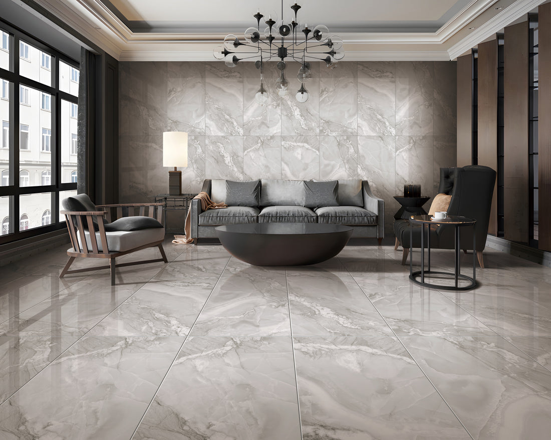 Salina Marble Polished Porcelain 600x1200 1st Grade Floor & Wall Tiles