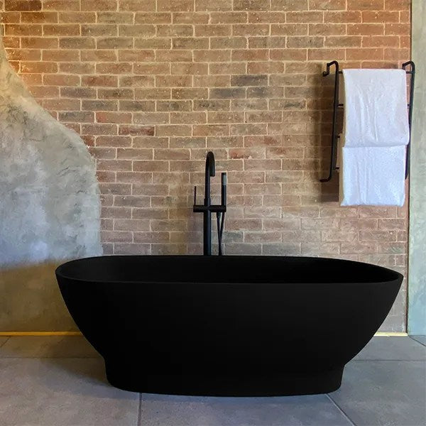 Ovale Freestanding Bath Black