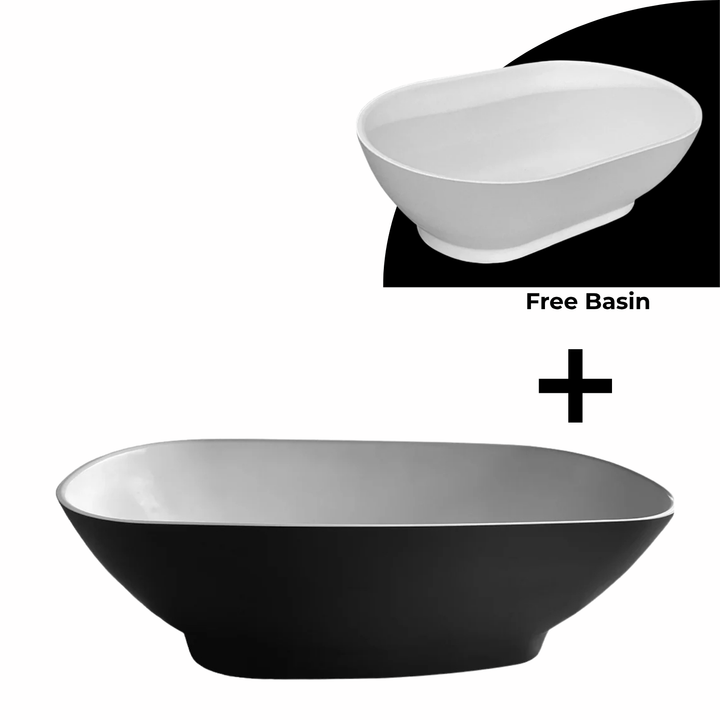 Buy Ovale Bath, get Ovale Basin Free