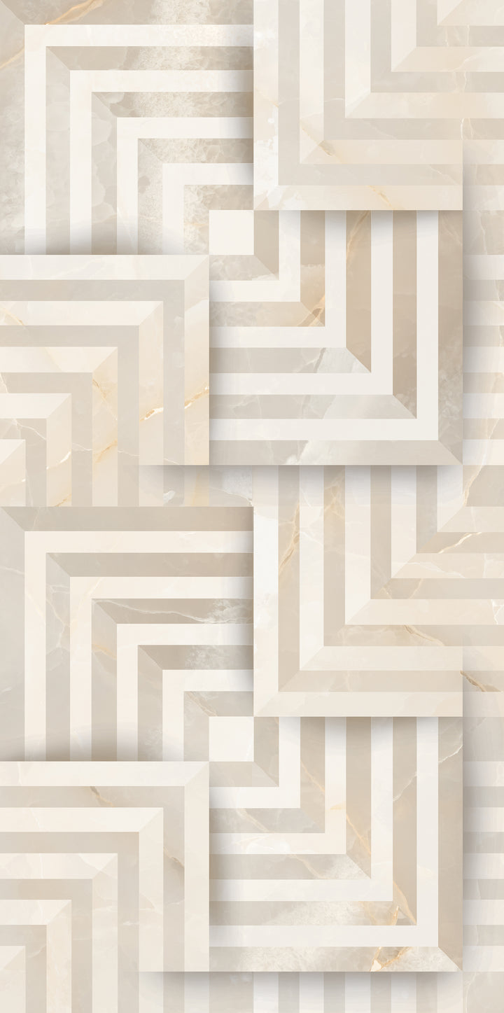 Pesco Warm Decor High Gloss Porc. 600X1200 1st Grade Decor Floor & Wall Tiles