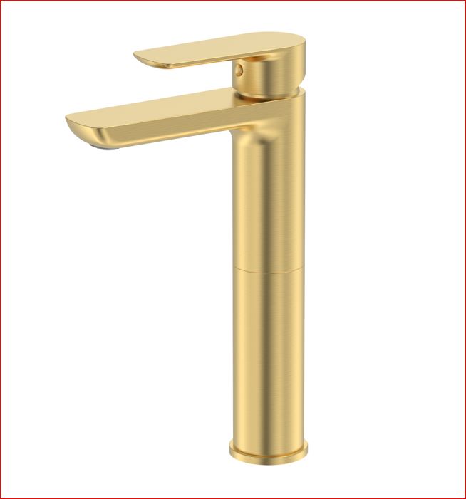 COBRA SEINE BR GOLD HIGHRISE BASIN MIXER