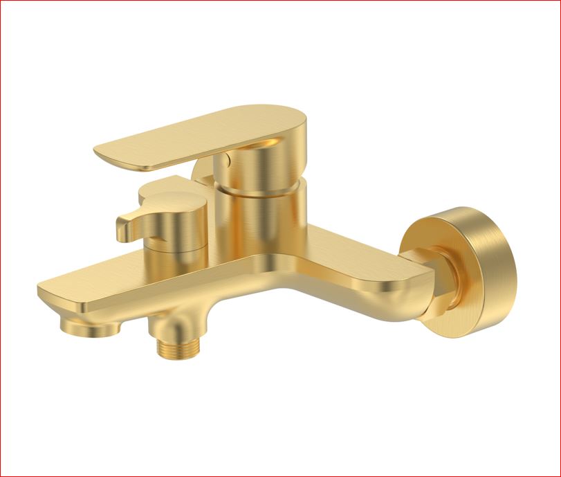 COBRA SEINE BR GOLD BATH MIXER EXPOSED