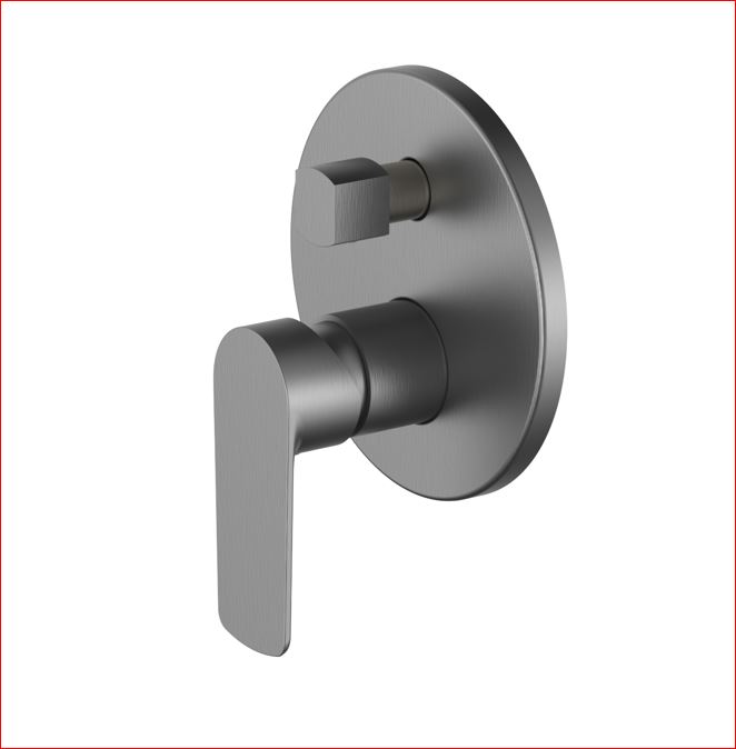 COBRA SEINE BR GUNGREY DIVETER CONCEALED SHOWER/BATH MIXER
