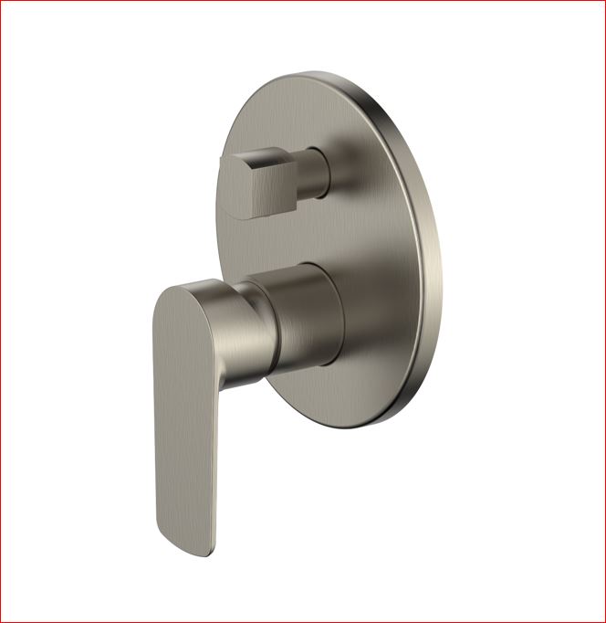 COBRA SEINE BRASS NICKEL DIVETER CONCEALED SHOWER/BATH MIXER