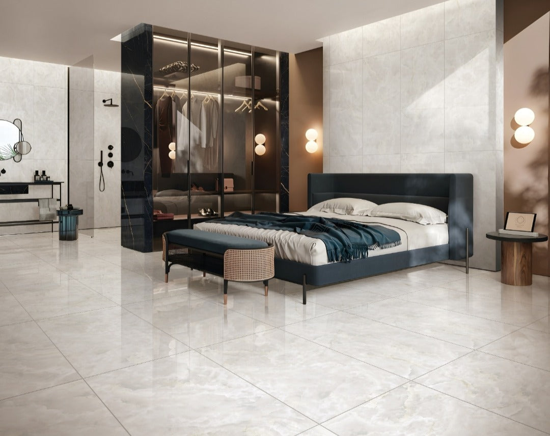 Venus White Polished Porc. 600x1200 1st Grade Floor & Wall Tiles