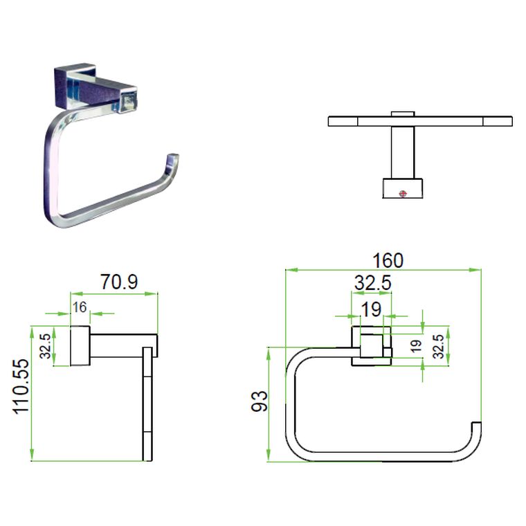 Malta Ch Paper Holder