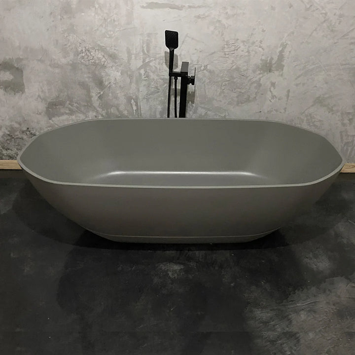 Two Tone Stone Octavo freestanding Bath
