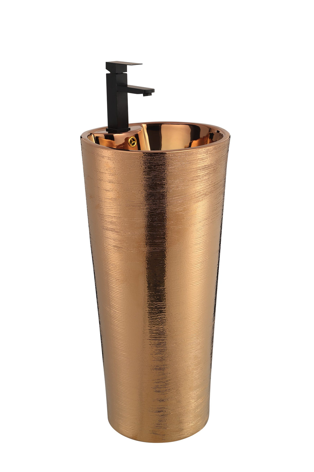 Valerie Rose Gold Free Standing Pedestal Basin