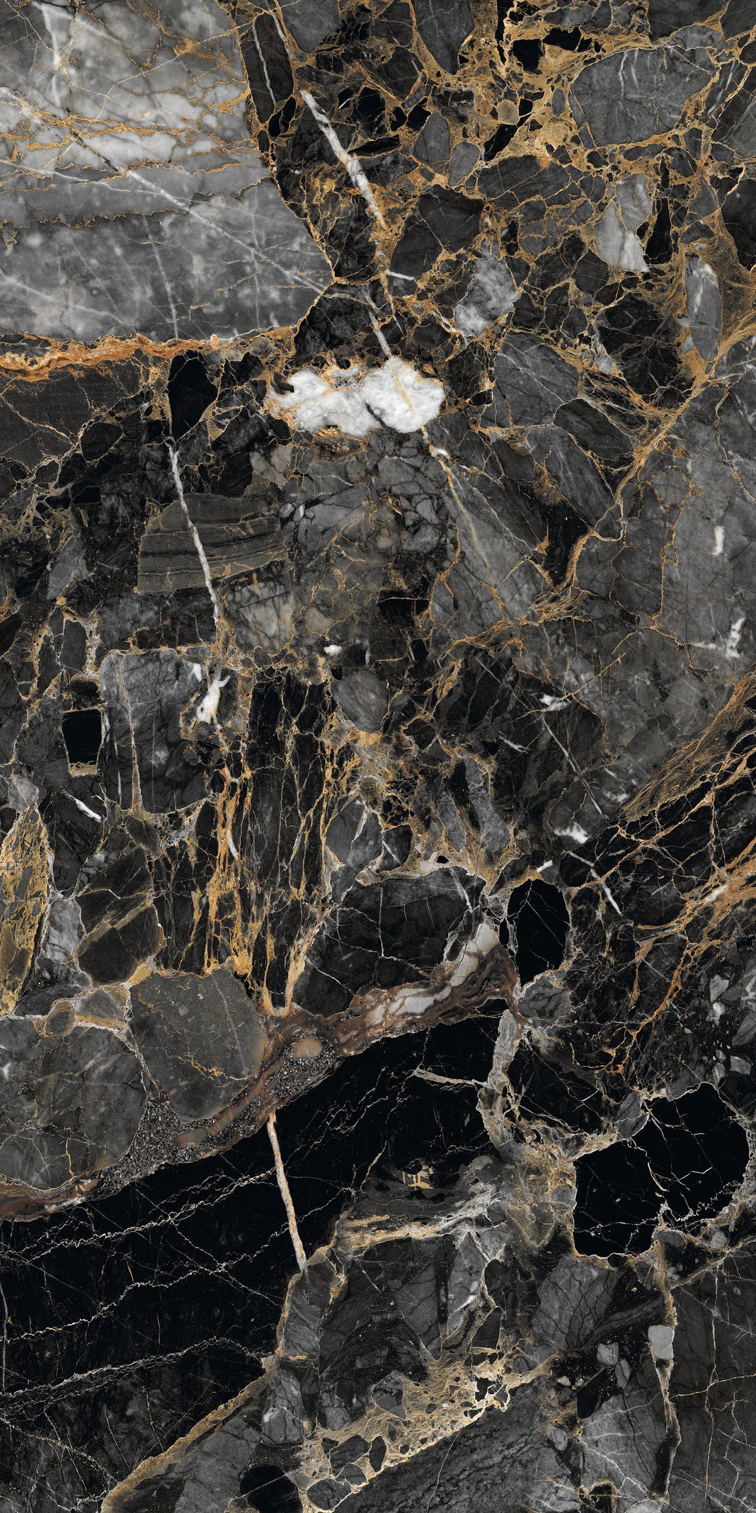 Aristo Ebony Glossy Porcelain 800X1600 1st Grade Tile