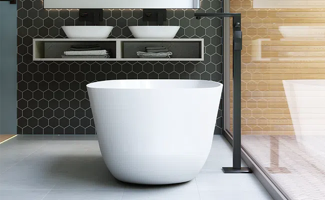 Dadoquartz Vivian Bathtub 1595mm x 730mm x 475mm