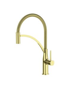 Kitchen Sink Mixer Pin Type Brushed Brass