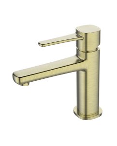 Brushed Brass Basin Mixer