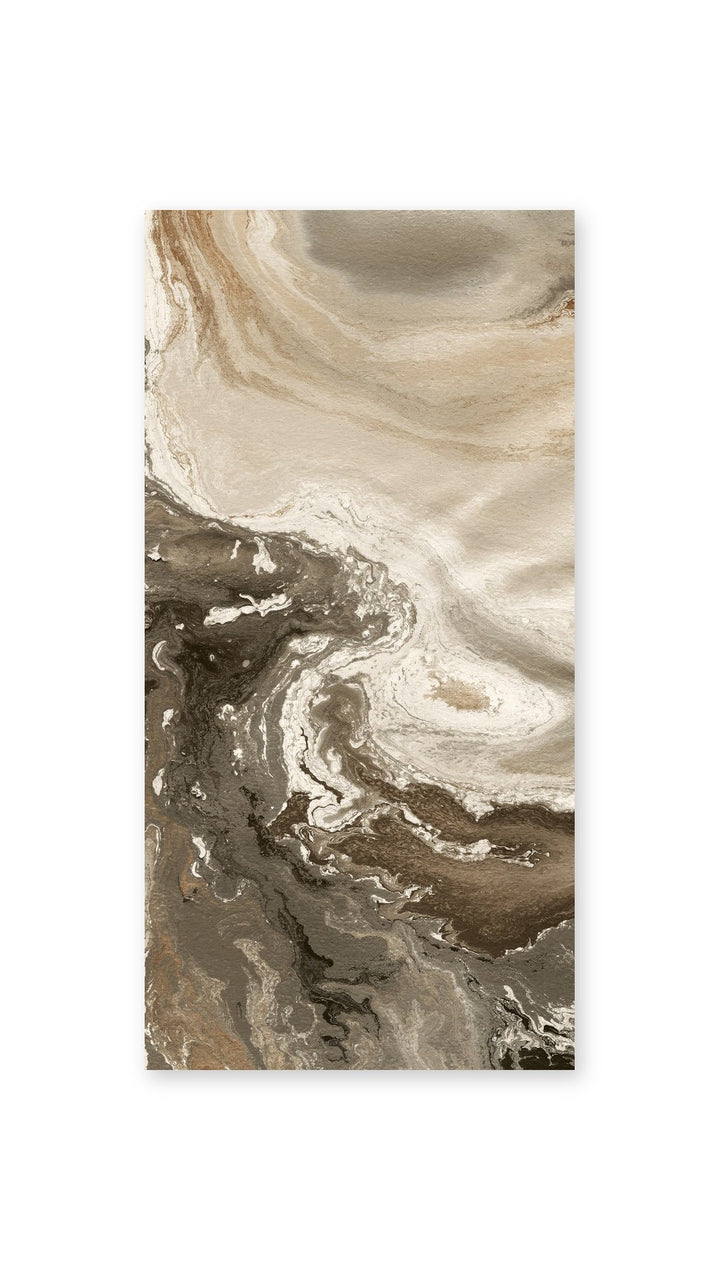 Canvas Brunt Glossy Porc. 600x1200 tile