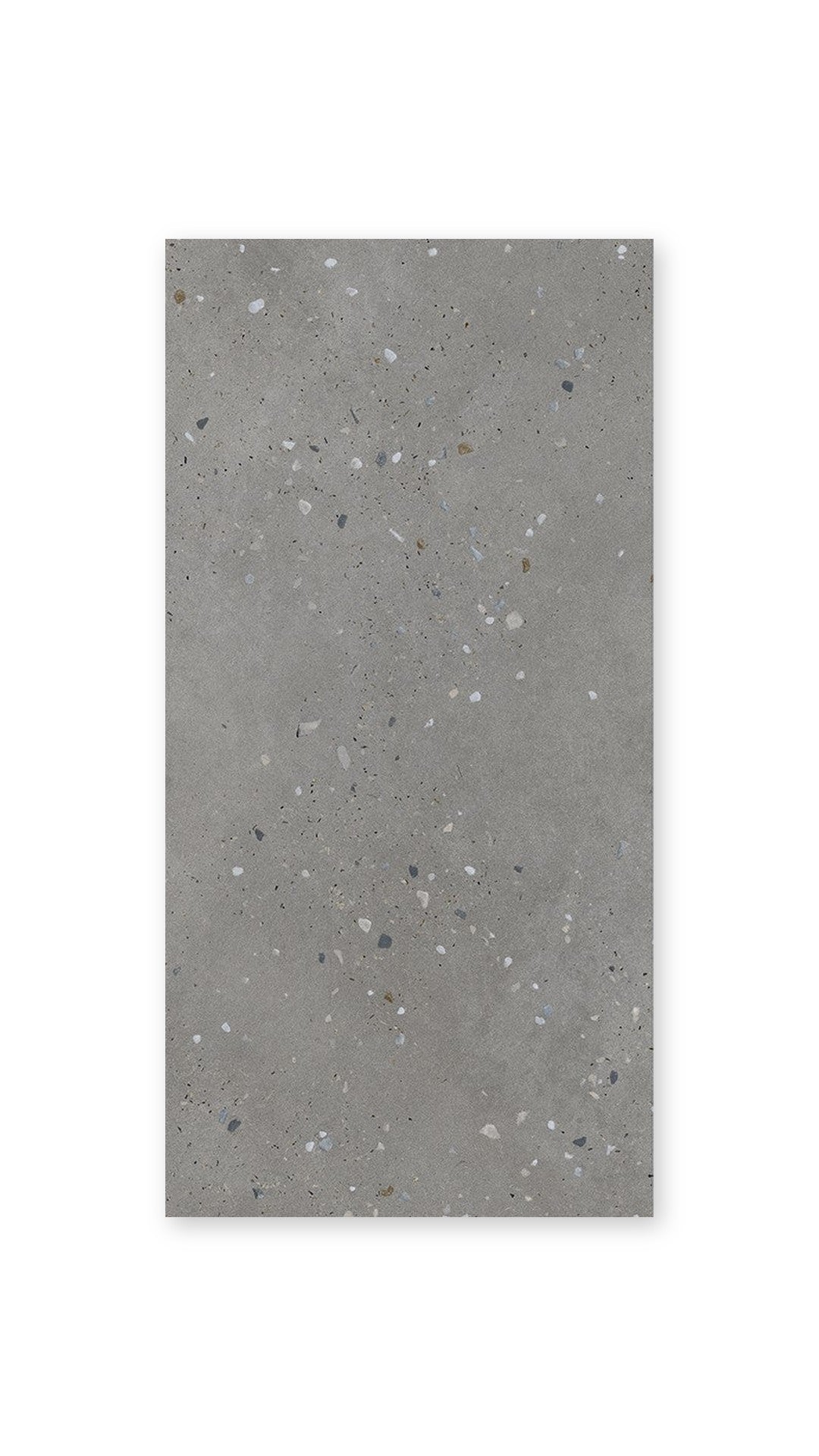Terrazo Gris Polished Porcelain Tile 600 x 1200 tile