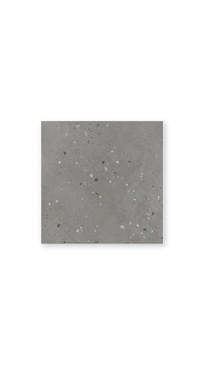 Terrazo Gris Polished Porcelain Tile 600 x 600 tile