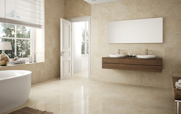 Crema Marfill Glossy Porcelain 600X1200 1ST Grade