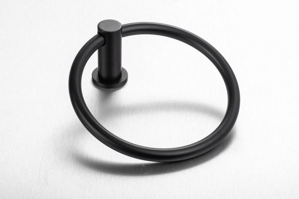 Demola Black Towel Ring