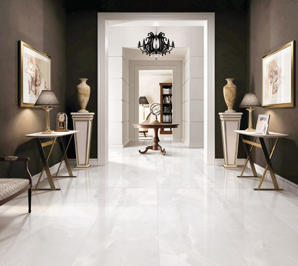 Onyx Ice Glossy Porcelain 600X1200 1st Grade