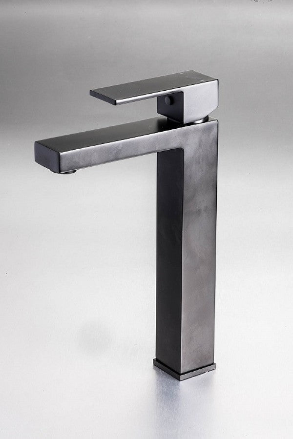 Gio Bella Malta Black Tall Basin Mixer Square