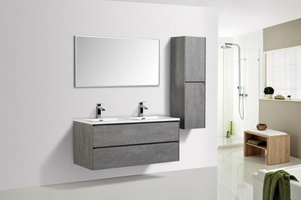 Clear Cube Enzo 1200 Dd Concrete Cabinet & Basin