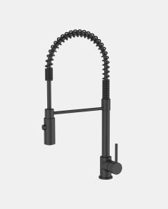 Amanda Kitchen Sink Mixer Matt Black Spring