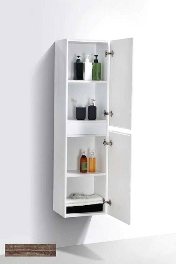 Clear Cube Milan Side Cabinet 1500 Silver Oak Full