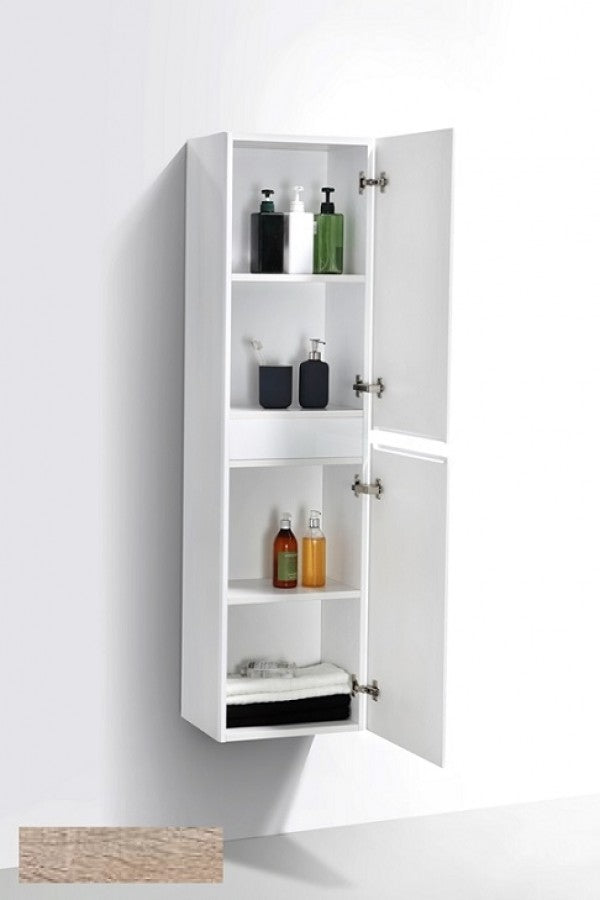 Clear Cube Milan Side Cabinet 1500 Whi-Oak Color Mix