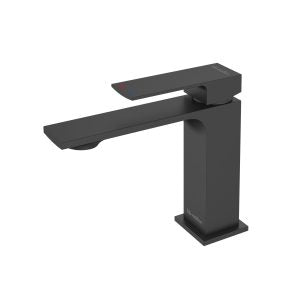 Quaddro Basin Mixer Matt Black