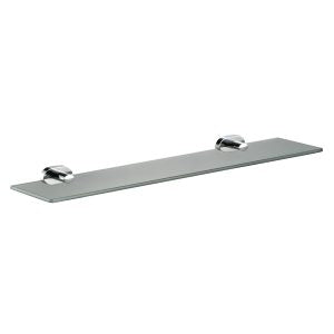 Rome Chrome Glass Shelf