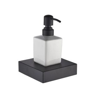 Sydney Black Soap Dispenser-Ceramic Bottle